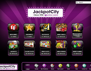 Jackpot City - Lobby